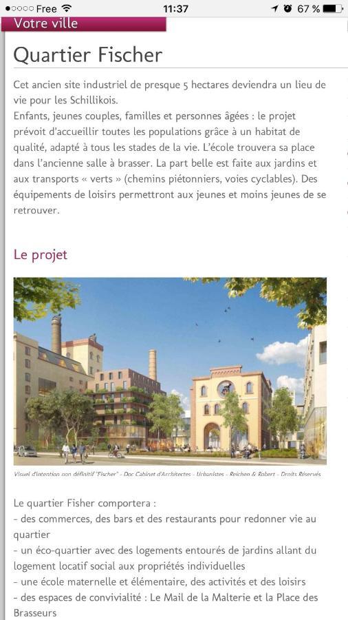 Apartment Square Du Chateau Schiltigheim